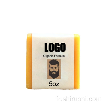 OEM/ODM Box Savon à l&#39;huile de barbe de soin des cheveux naturels Kraft fait à la main pour hommes